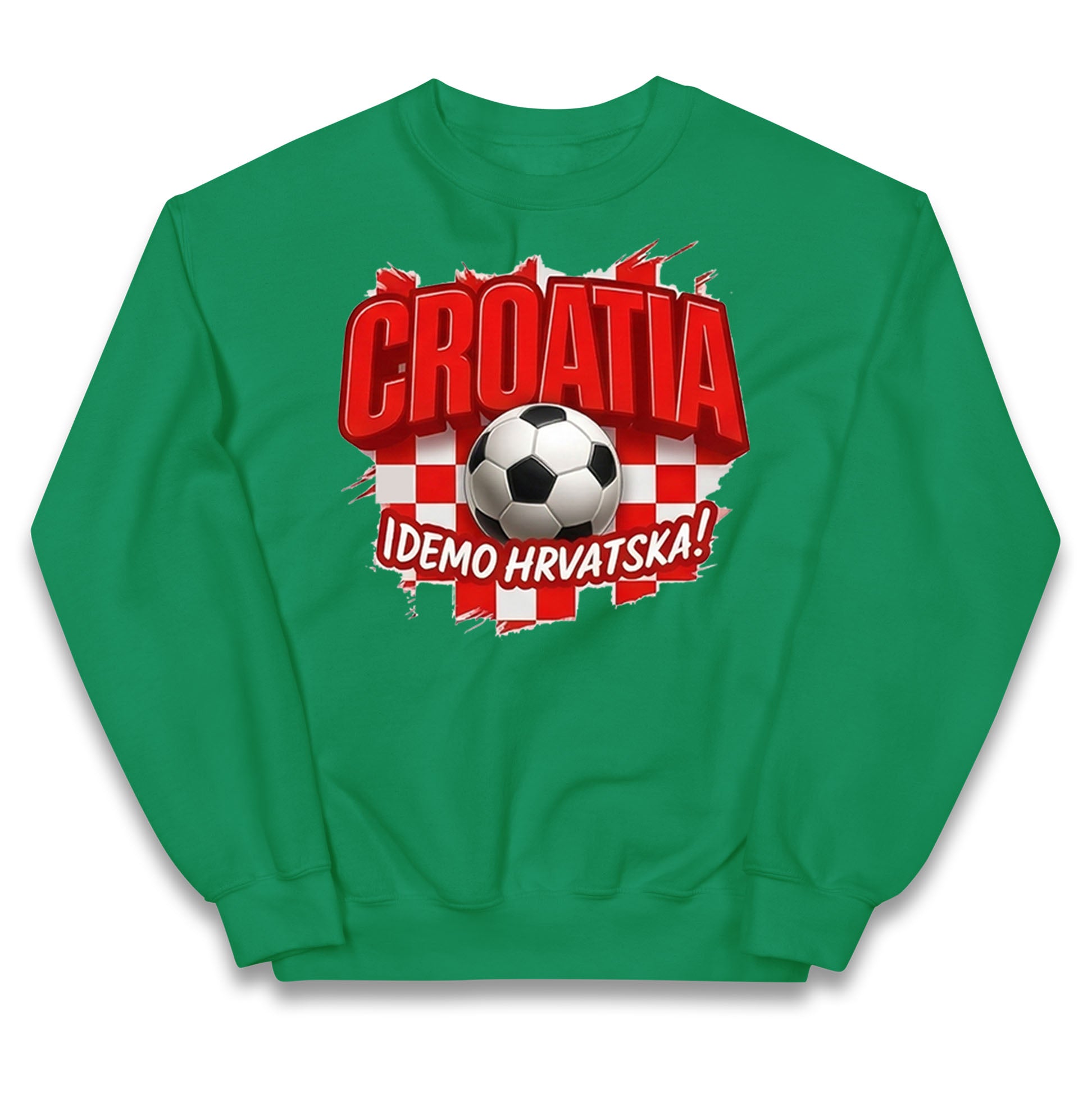 Croatia Retro World Cup Kids Jumper