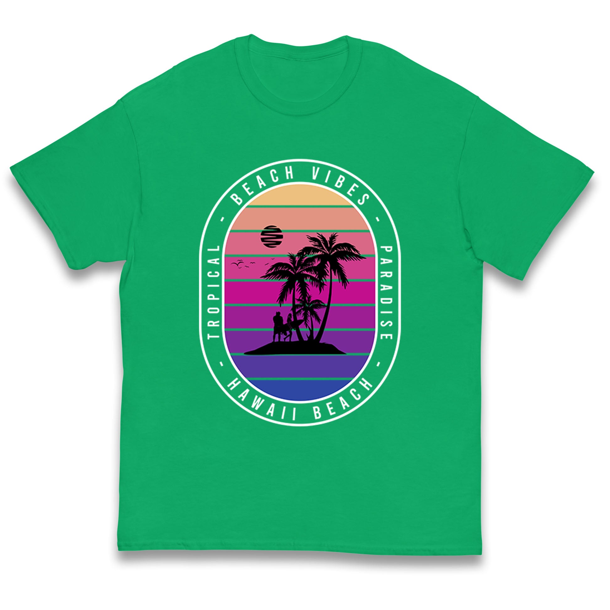 Hawaii Beach Kids T Shirt