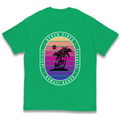 Hawaii Beach Kids T Shirt