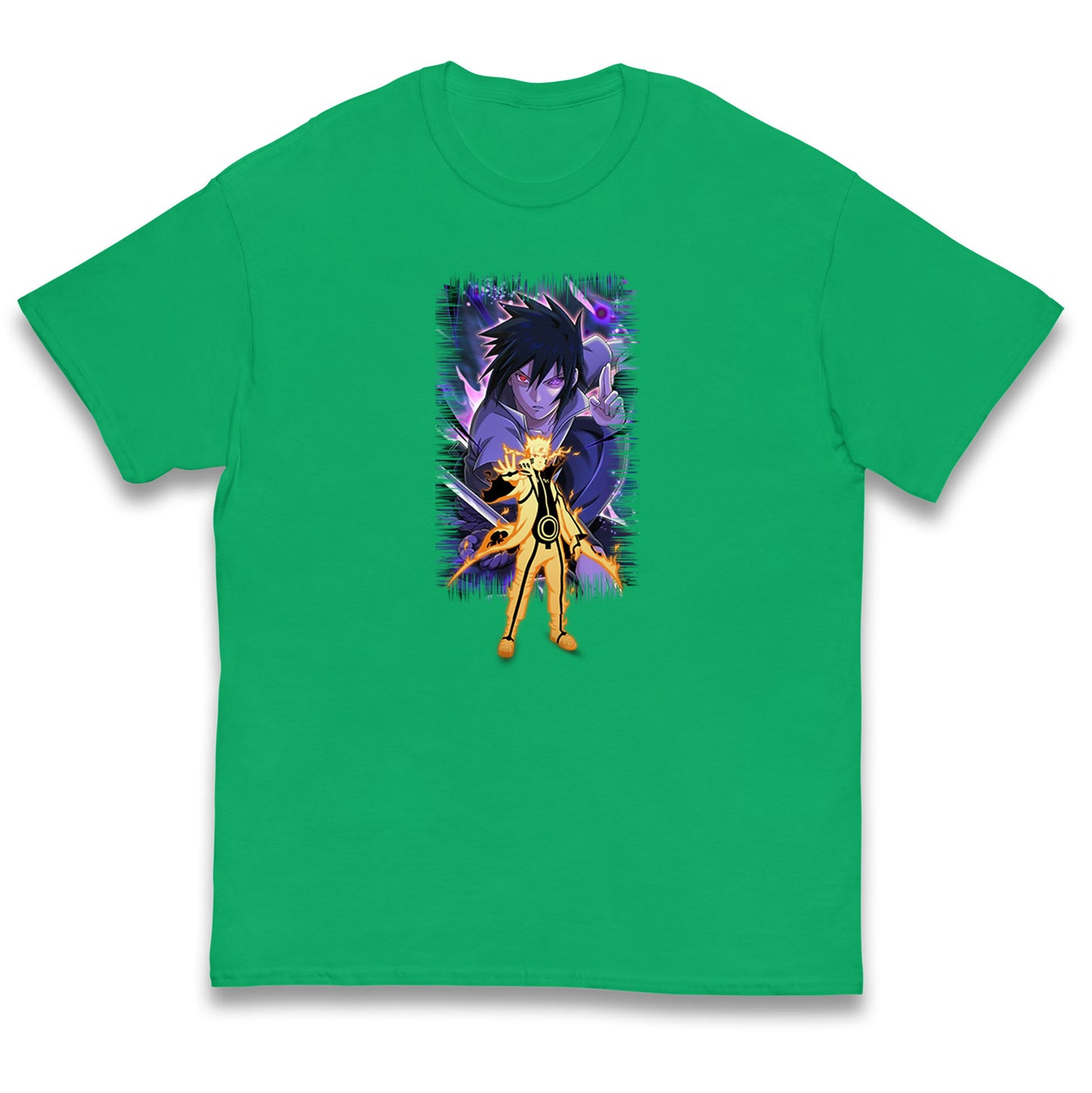 sasuke uchiha and naruto uzumaki t shirt