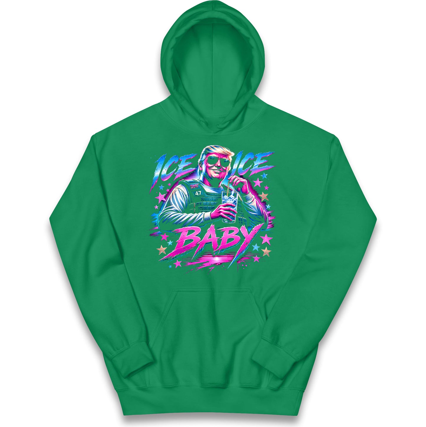 Donald Trump Ice Ice Baby Kids Hoodie