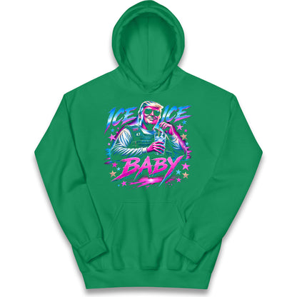 Donald Trump Ice Ice Baby Kids Hoodie