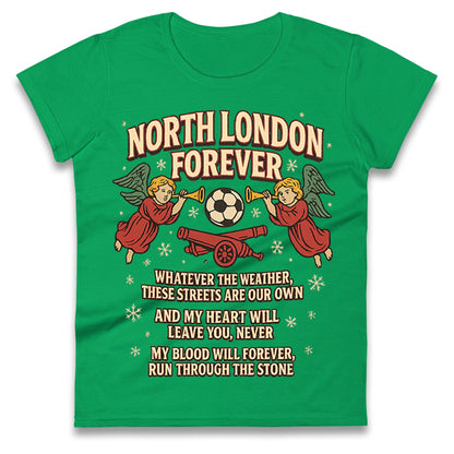 Arsenal Christmas Ladies T Shirt