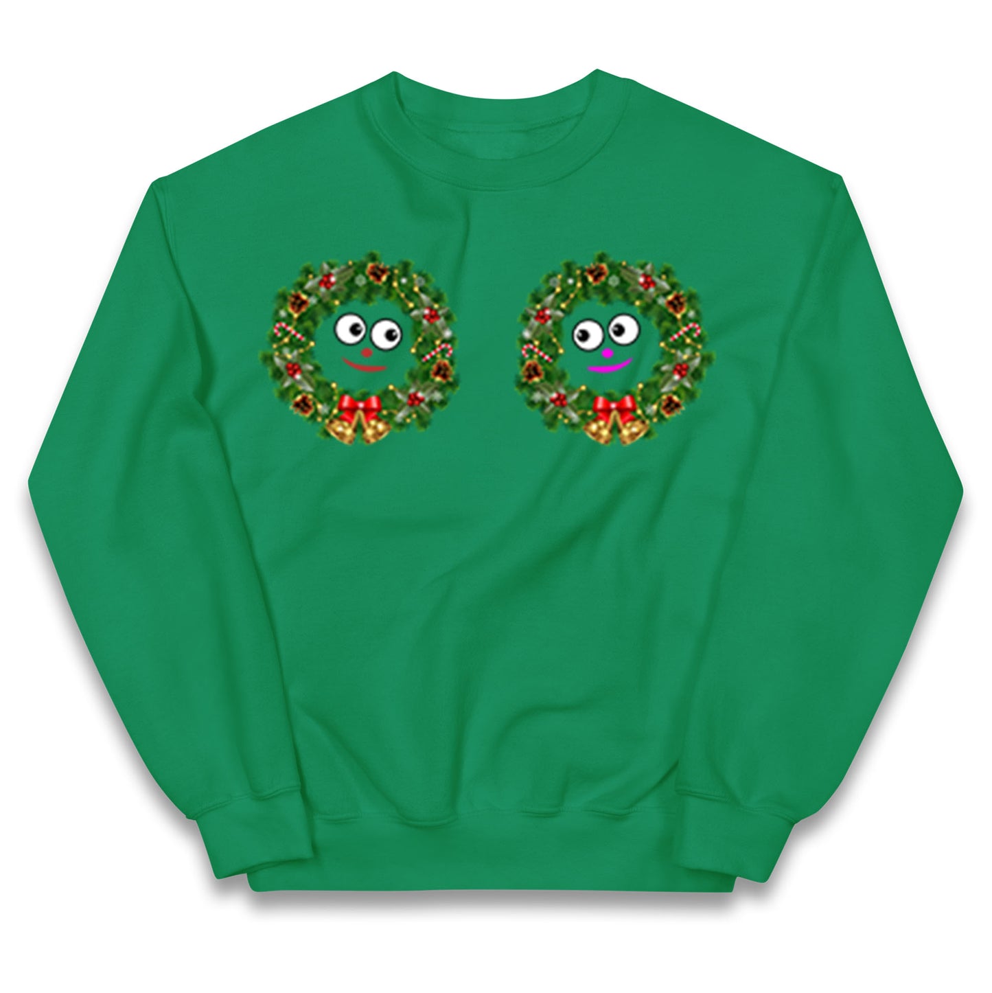 Christmas Decoration Rings Smiley Funny Jumper