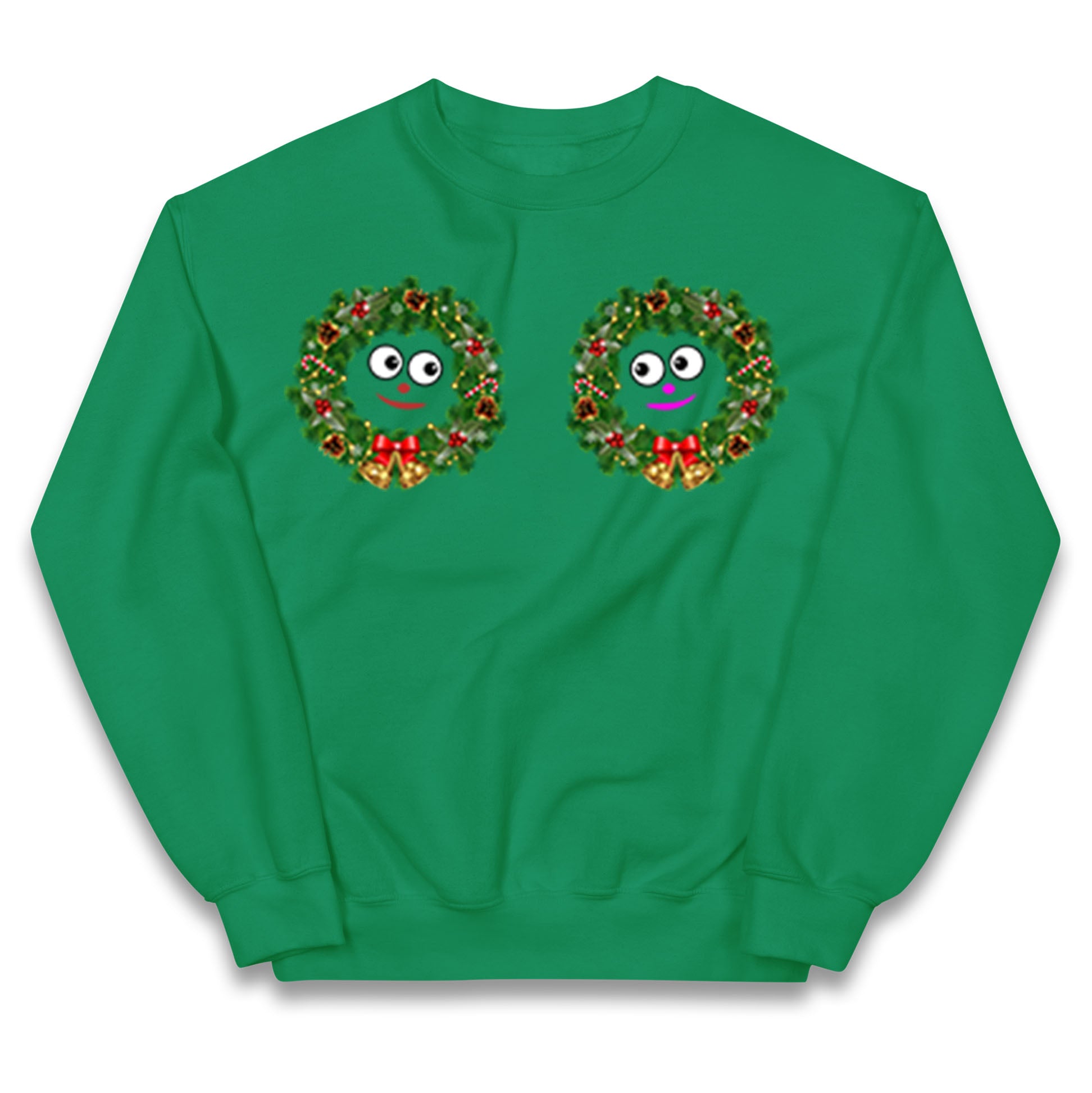 Christmas Decoration Rings Smiley Funny Jumper