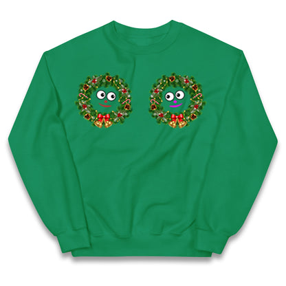 Christmas Decoration Rings Smiley Funny Jumper