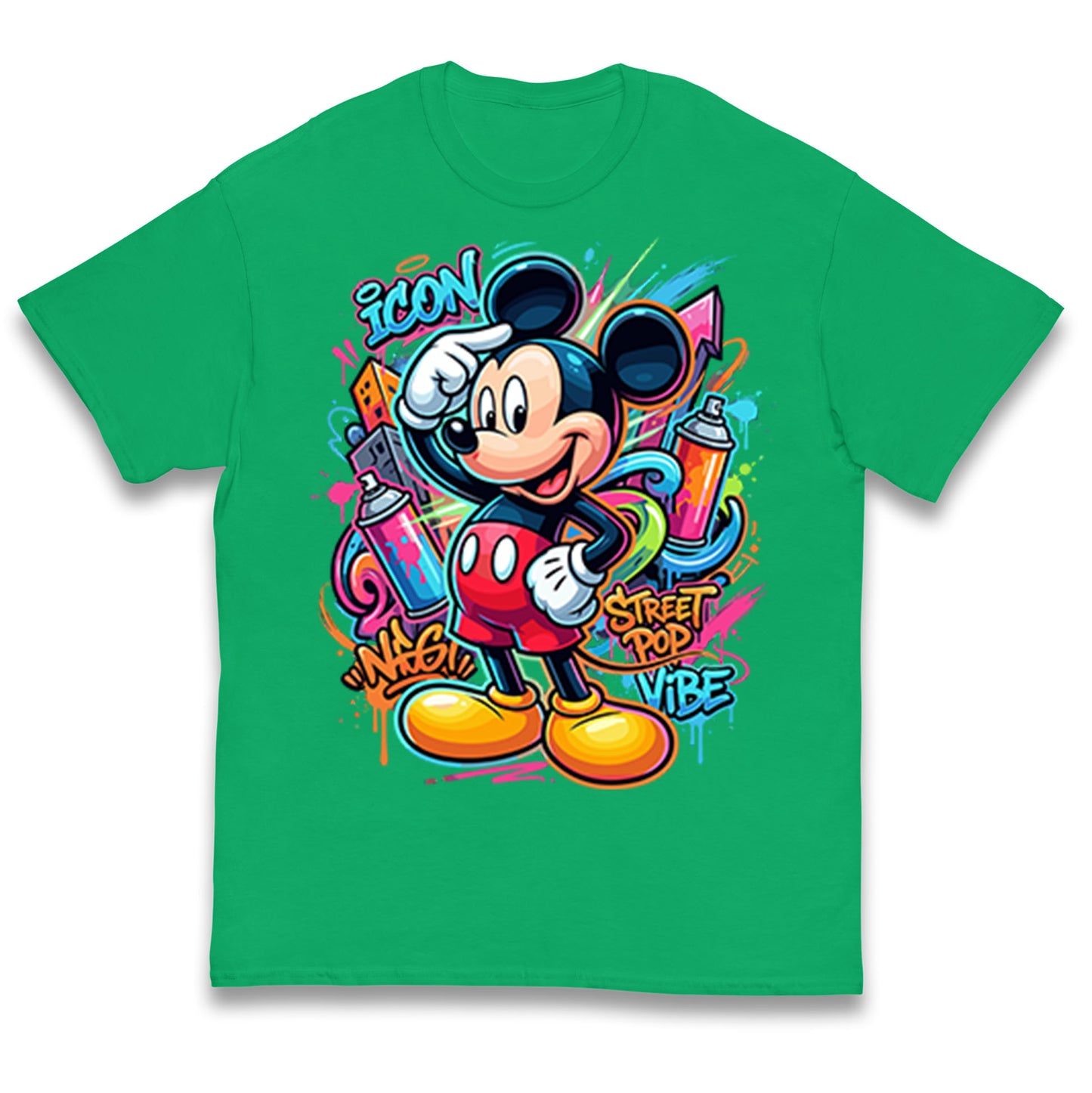 Graffiti Mickey Kids T Shirt