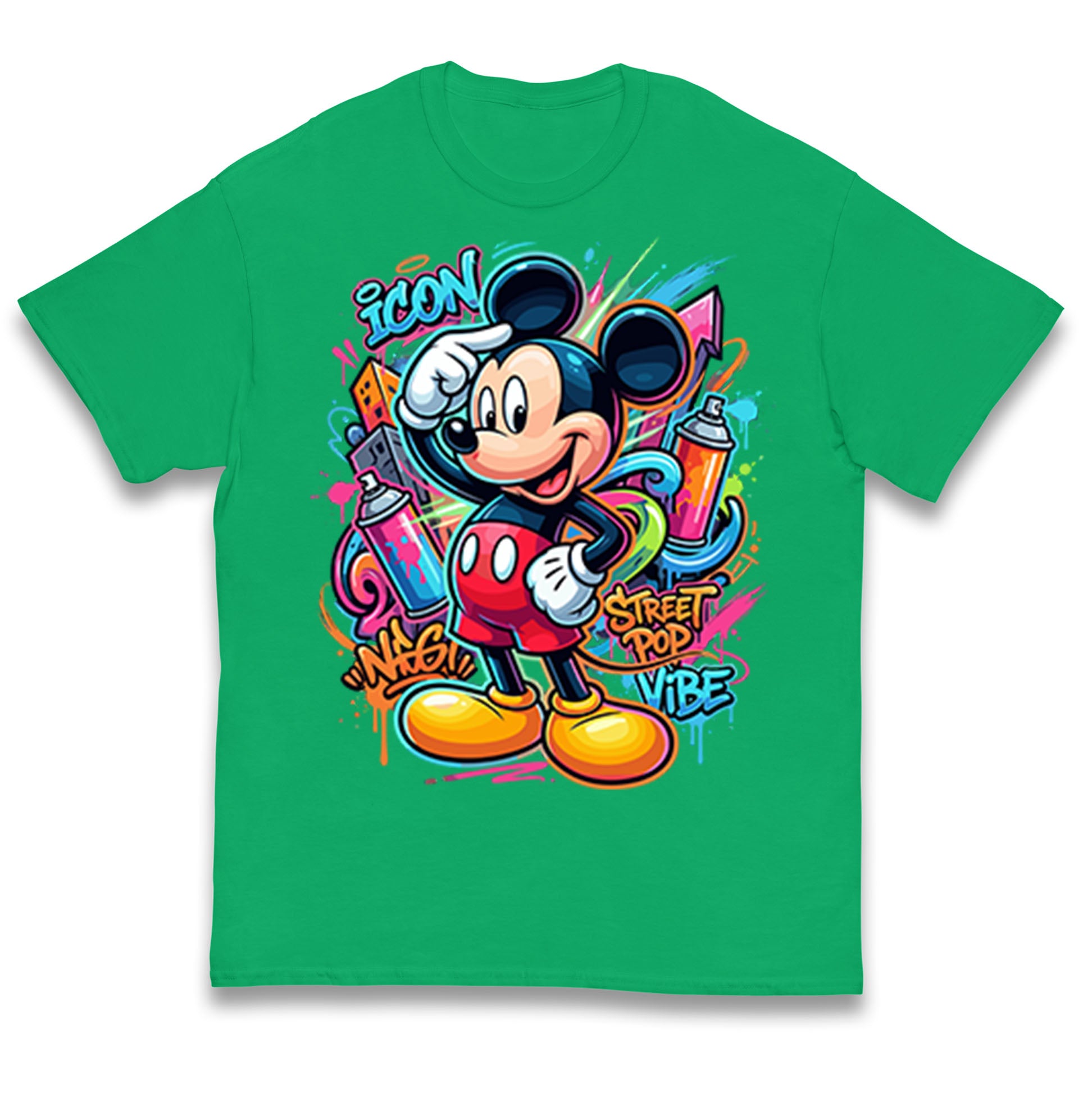 Graffiti Mickey Kids T Shirt