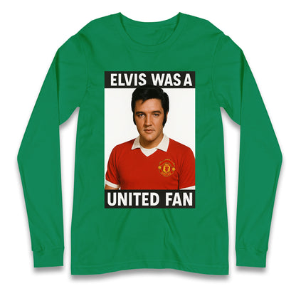 Elvis Presley Mnchester United Longsleeve T Shirt