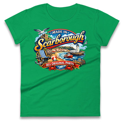 Made In Scarborough All Original Parts Ladies T Shirt