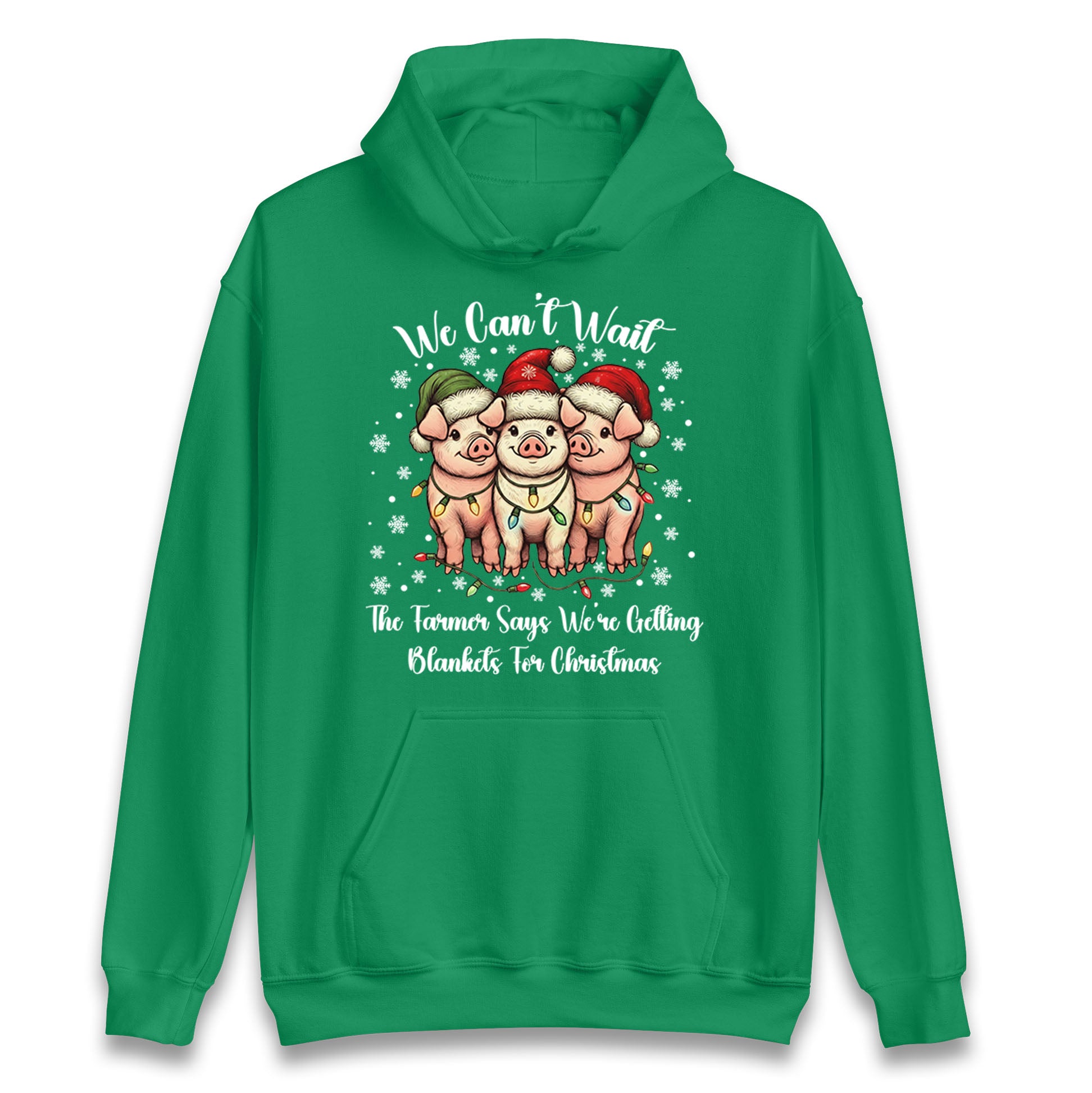 Three Pigs Christmas Hoodie