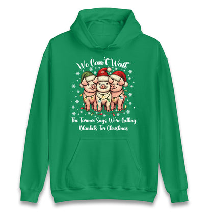 Three Pigs Christmas Hoodie