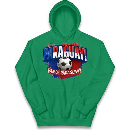 Paraguay Retro World Cup Kids Hoodie