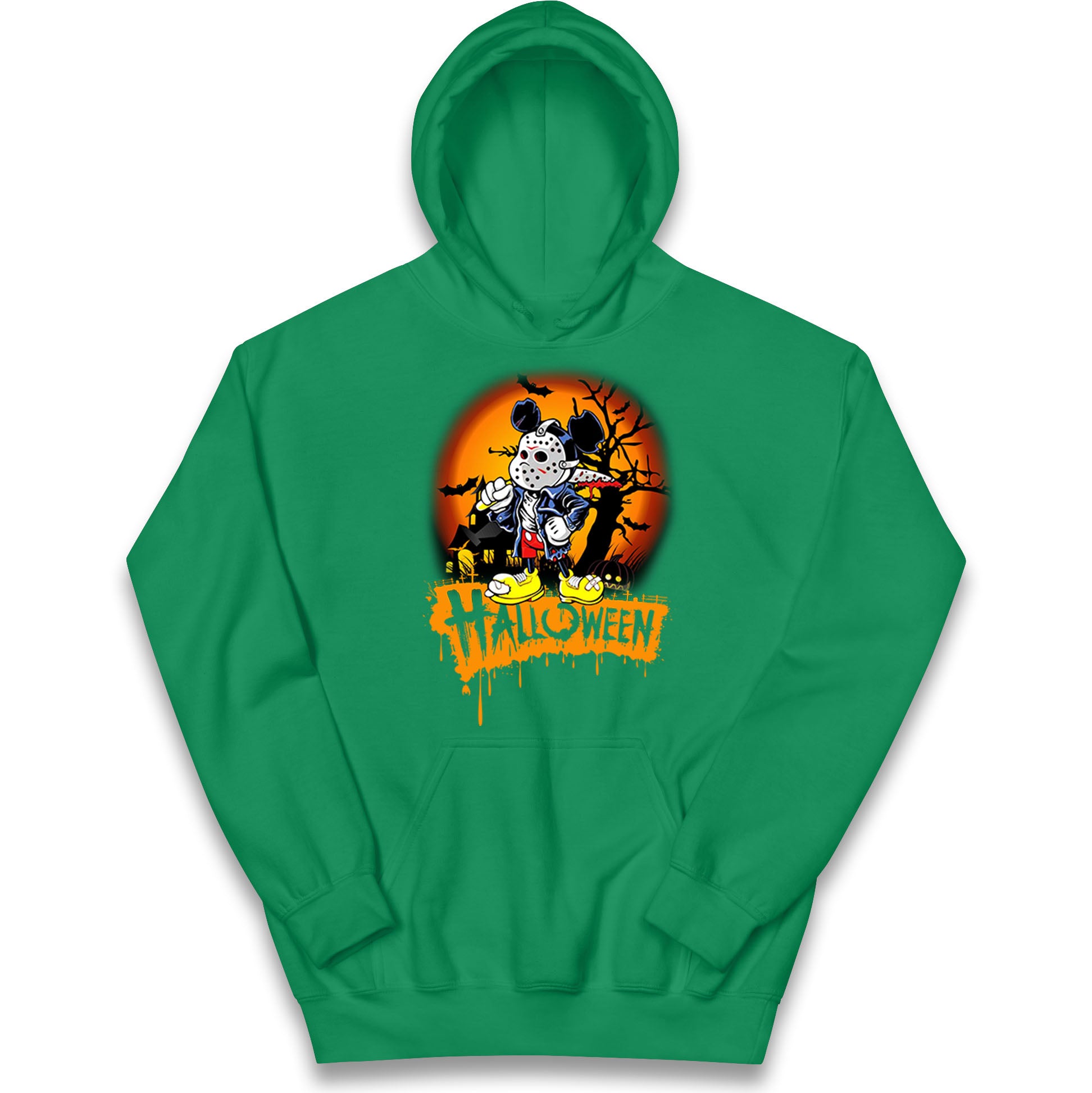 Mickey Mouse Haunted Halloween Hoodie
