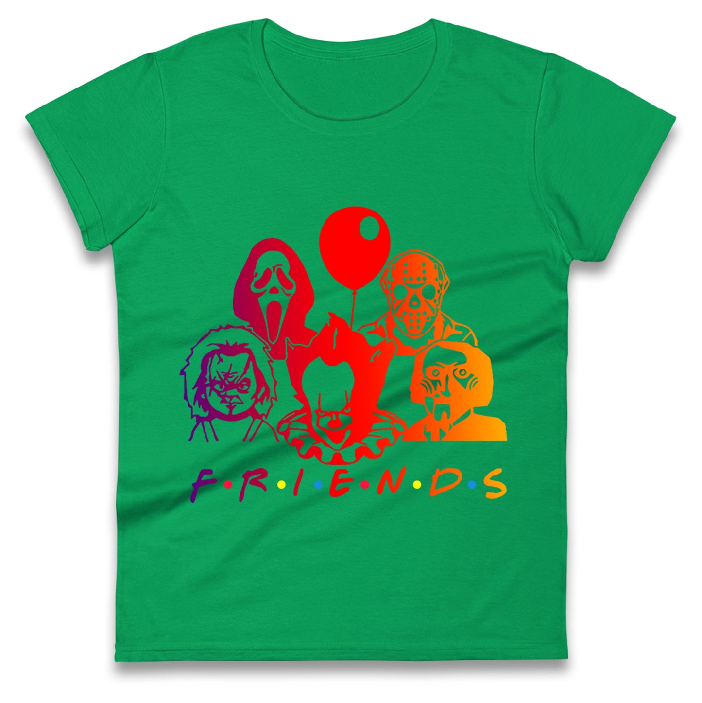 Super Villains Friends Halloween Womens t shirts