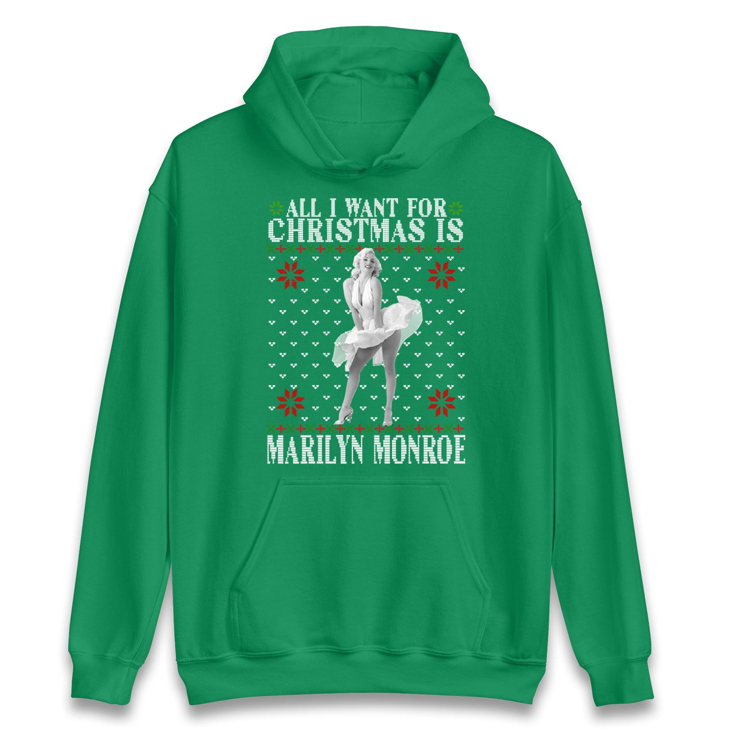marilyn monroe christmas hoodie