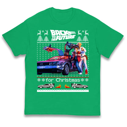 Back To The Future Christmas Kids T Shirt