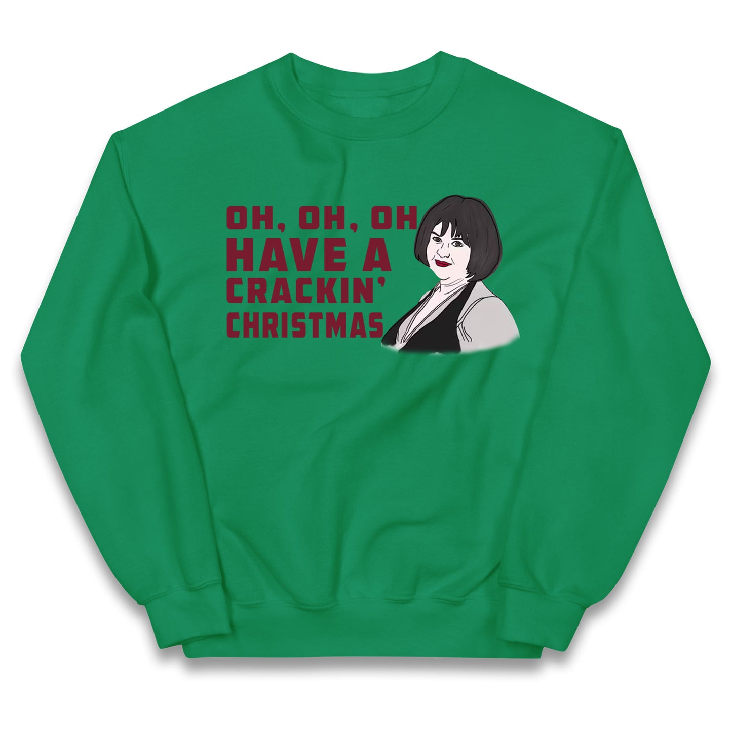Oh My Crackin Christmas Nessa Gavin And Stacey Kids Jumper