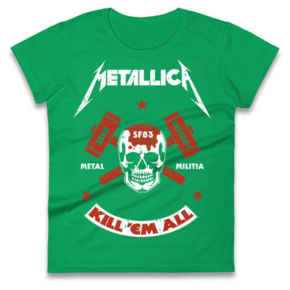 Metallica Seek Destroy Ladies T Shirt