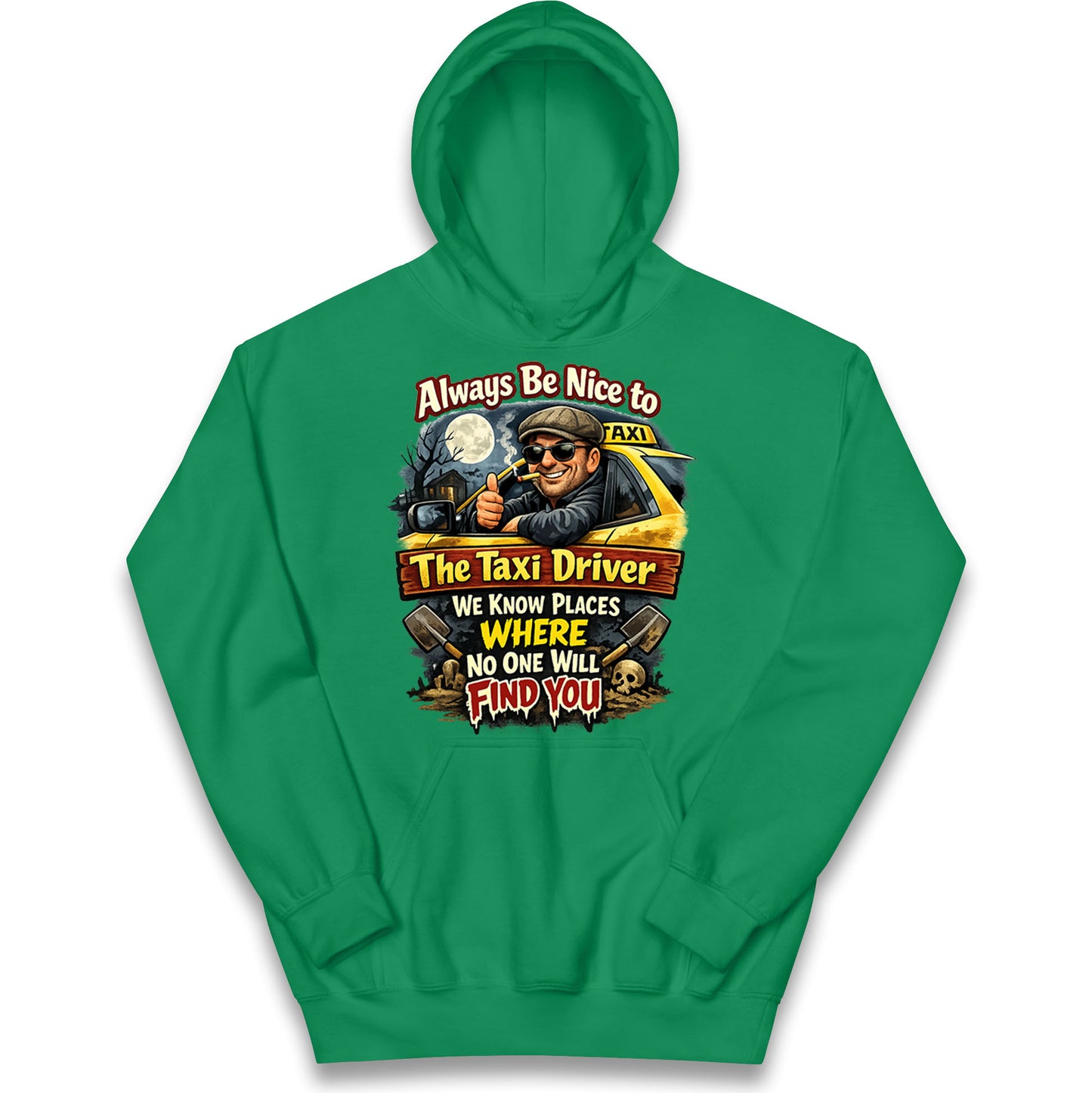 Taxi Driver Kids Hoodie