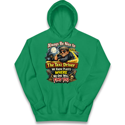 Taxi Driver Kids Hoodie
