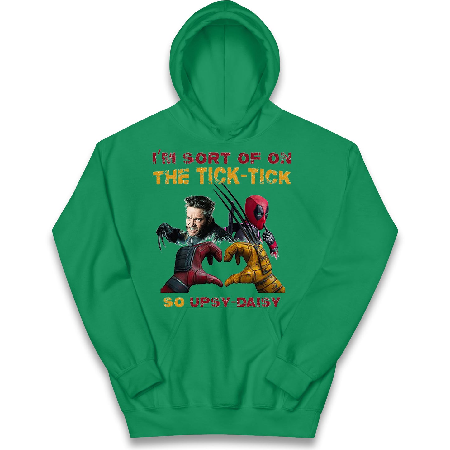 I'm Sort of on The Tick Tick so Upsy Daisy Kids Hoodie