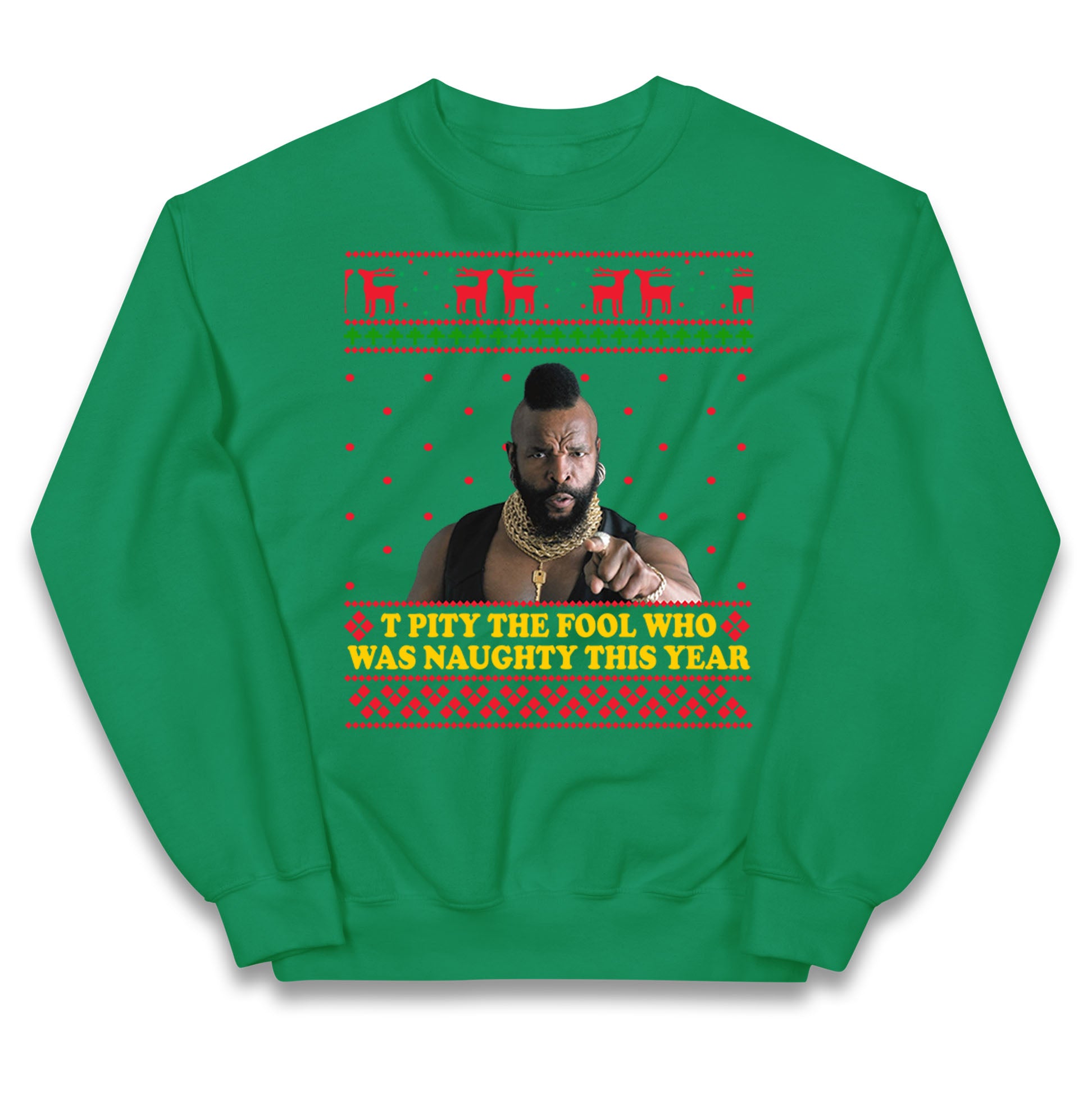 mr t christmas jumper