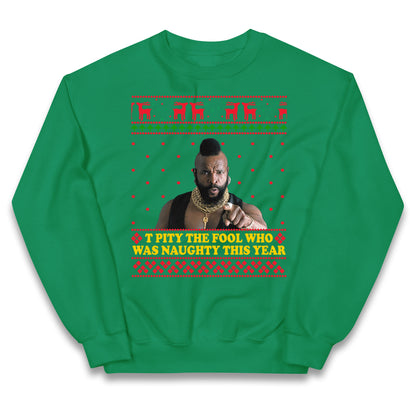 mr t christmas jumper