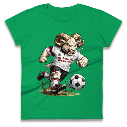 Old School Derby County Ladies T Shirt