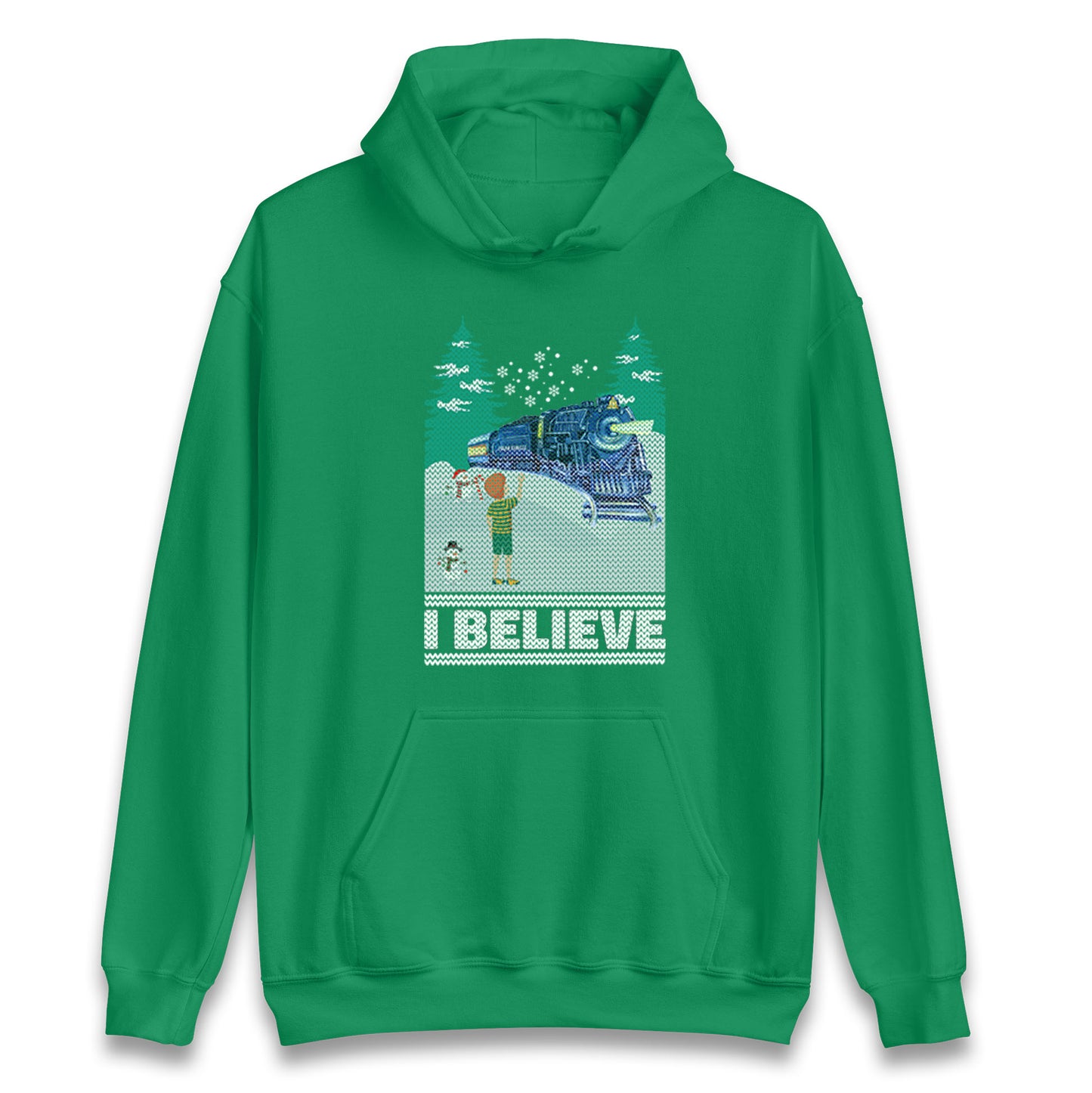 I Beleive Polar Express Christmas Unisex Hoodie