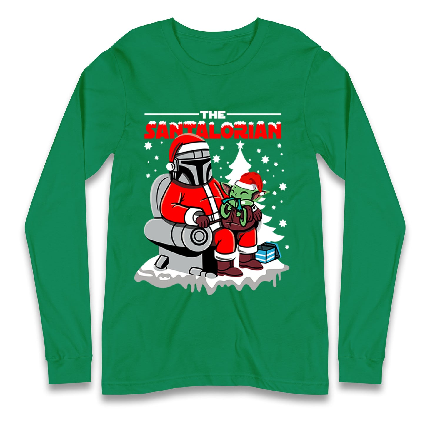 Mandalorian Christmas Longsleeve T Shirt