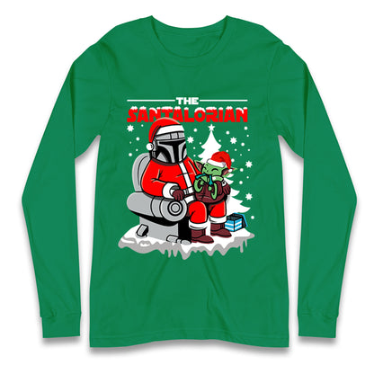 Mandalorian Christmas Longsleeve T Shirt