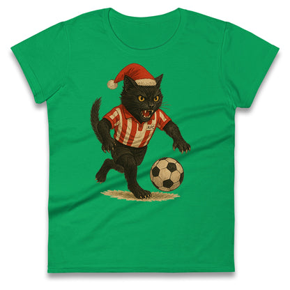 Sunderland Football Christmas Ladies T Shirt 
