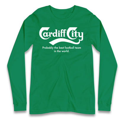 Cardiff City FC Football Longsleeve T Shirt