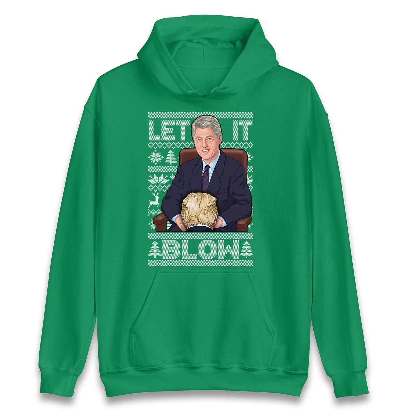 Bill Clinton Christmas Hoodie 