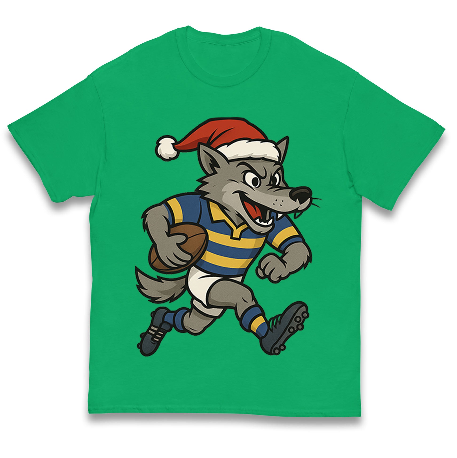 Warrington Wolves Christmas Kids T Shirt