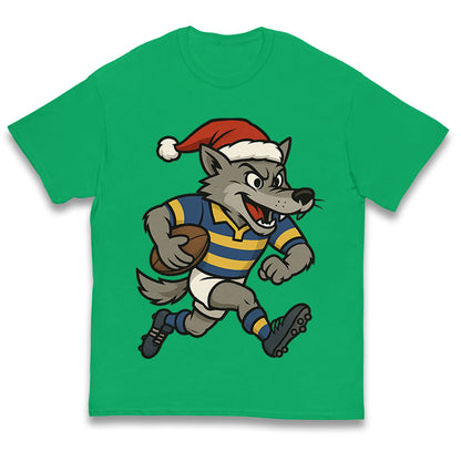 Warrington Wolves Christmas Kids T Shirt