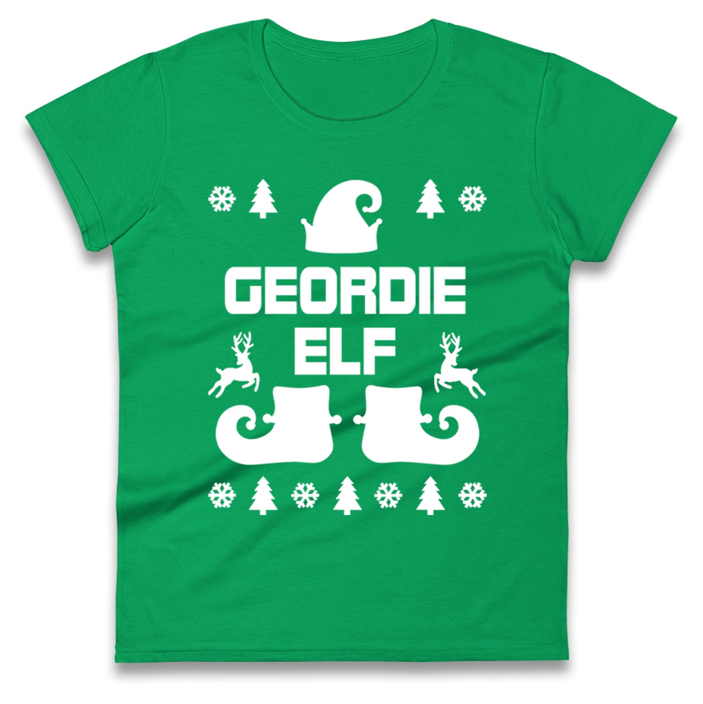 Geordie Christmas Ladies T Shirt