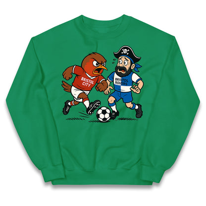 Vintage Bristol City Kids Jumper