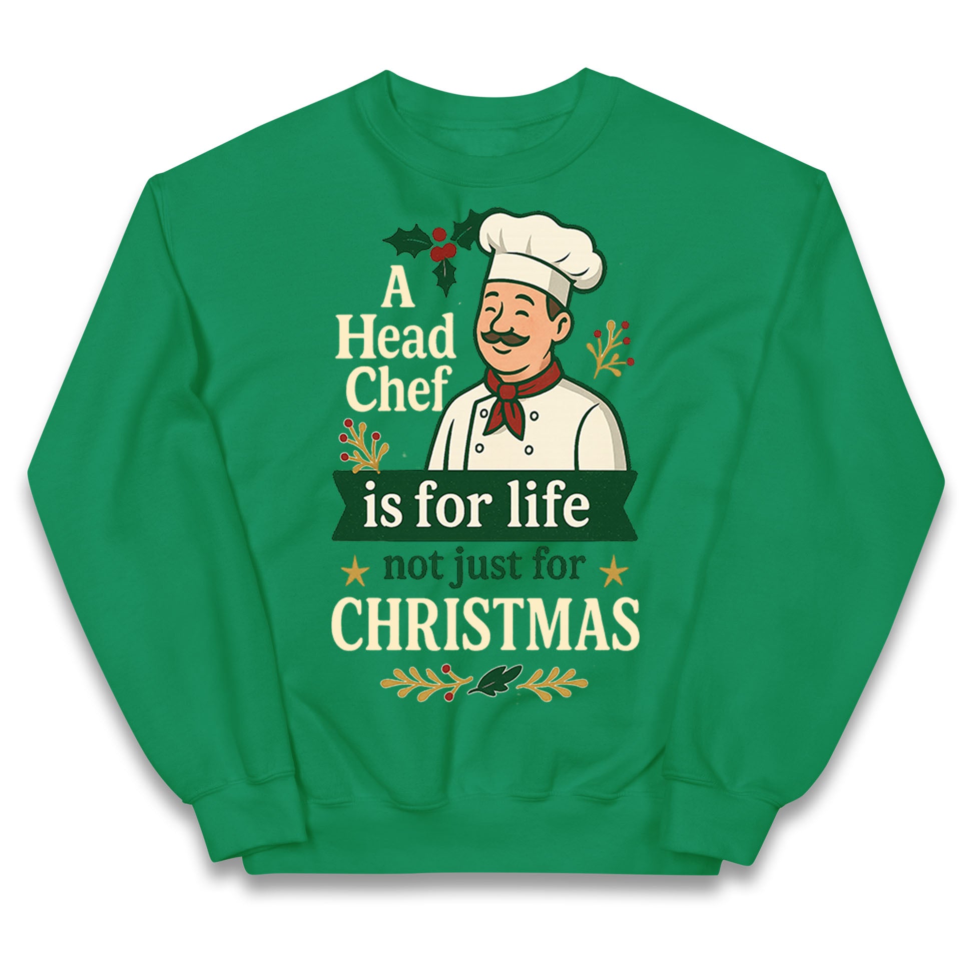 Head Chef Christmas Kids Jumper