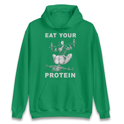 Breakfast Of Champions Eat Your Protein SarcasticHoodie