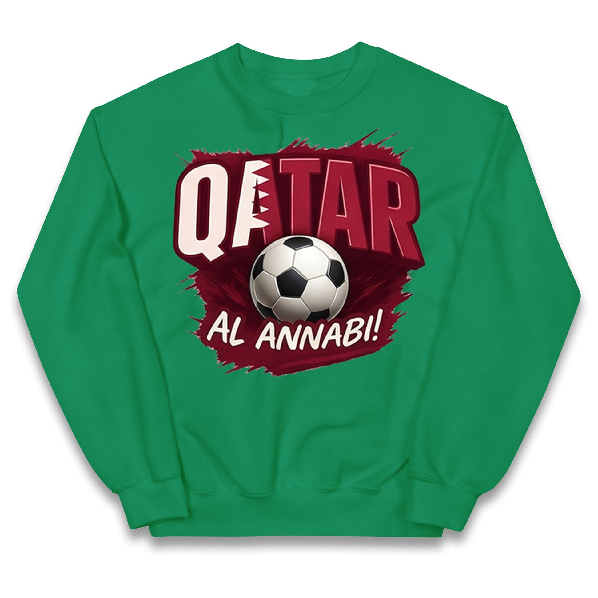 vQatar Retro World Cup Kids Jumper