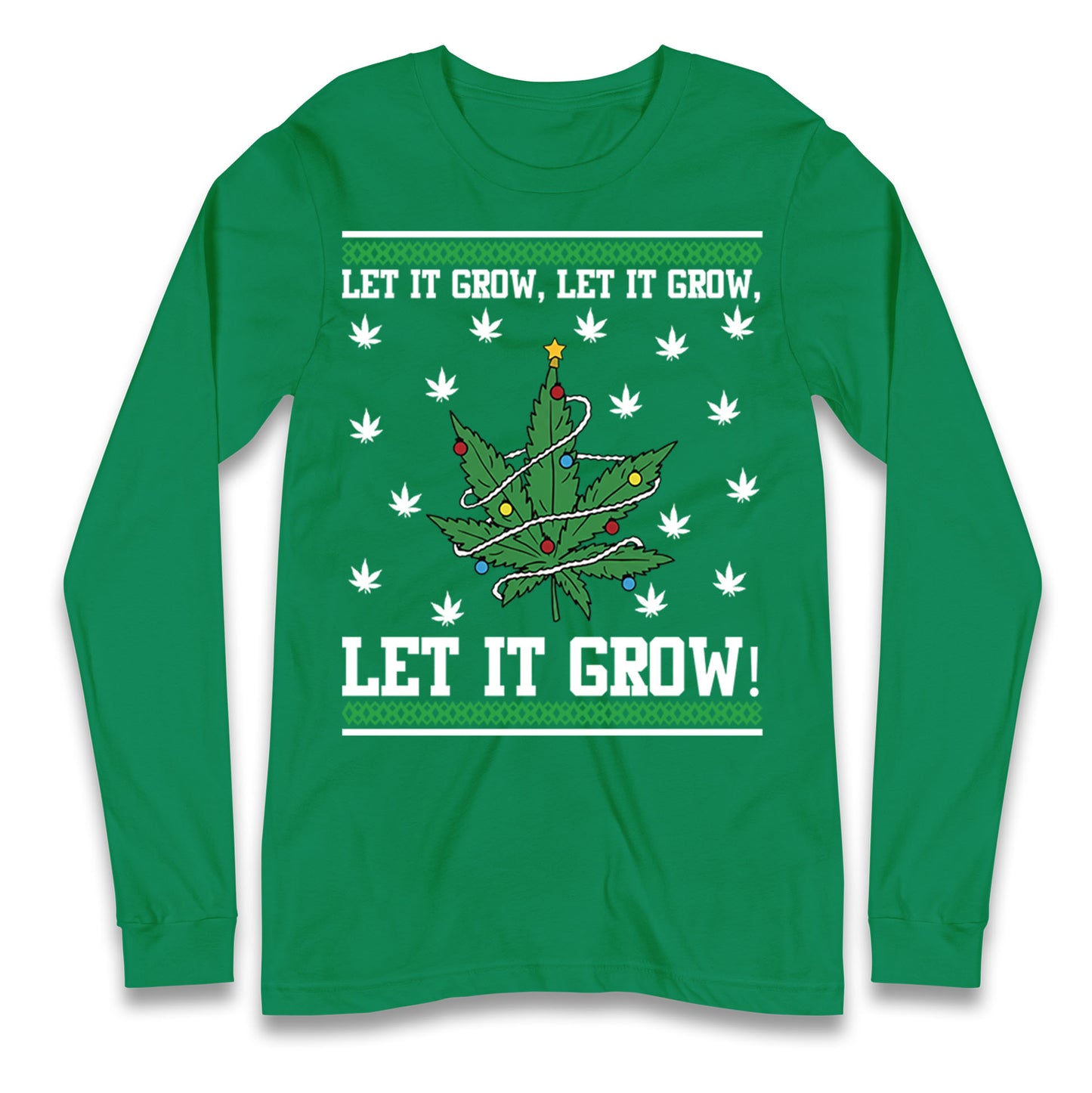 Cannabis Christmas Longsleeve T Shirt
