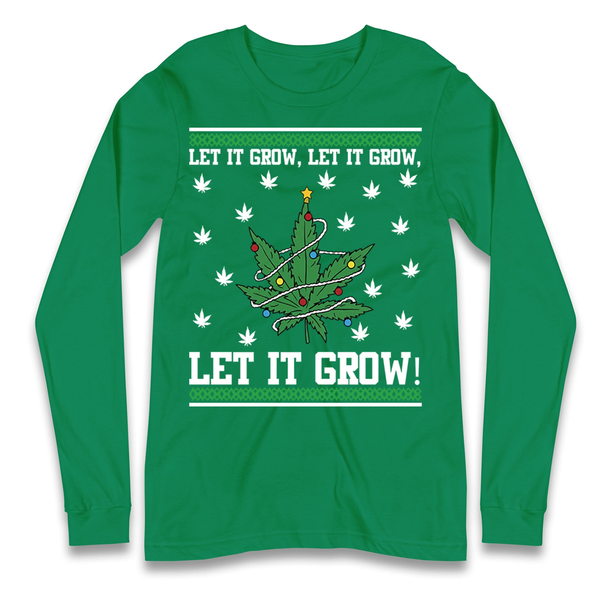 Cannabis Christmas Longsleeve T Shirt