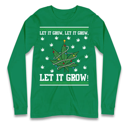Cannabis Christmas Longsleeve T Shirt