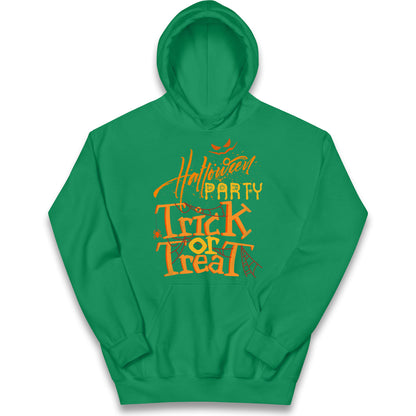 Halloween Party Trick Or Treat Kids Hoodie