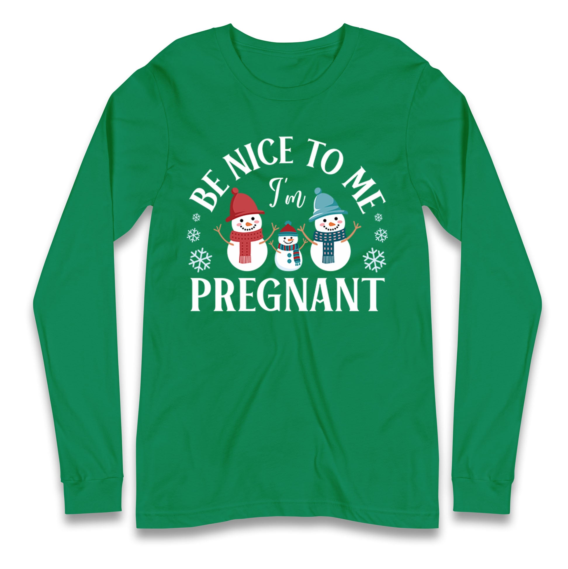 Pregnant At Christmas Longsleeve T Shirt