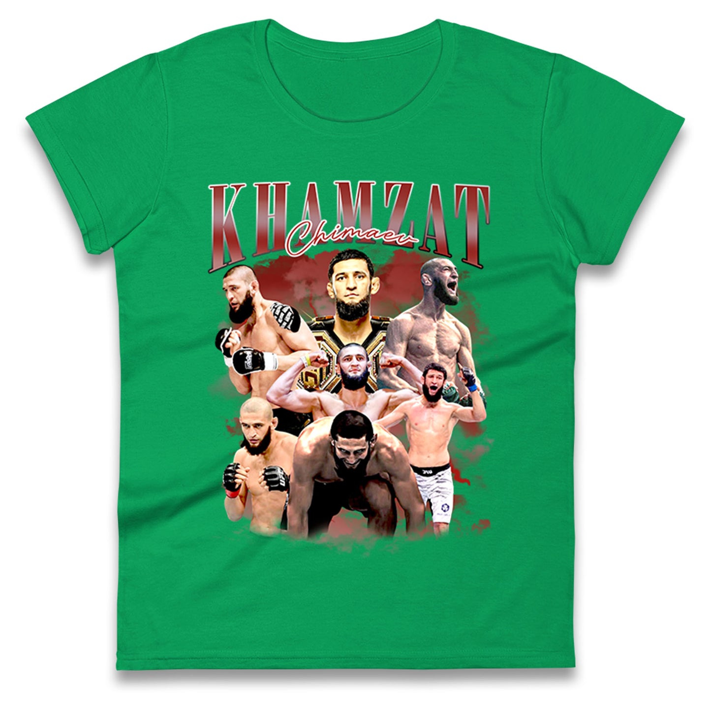 Khamzat Chimaev Ladies T Shirt