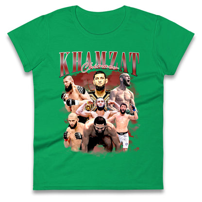Khamzat Chimaev Ladies T Shirt