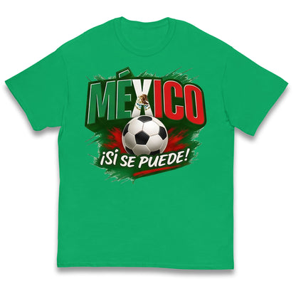 Mexico Retro World Cup Kids T Shirt